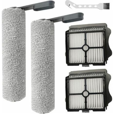 Kit d'accessoires pour aspirateur Tineco Floor One S5 Pro, lot de 5 pièces avec 2 brosses rotatives et filtres HEPA (1/5)