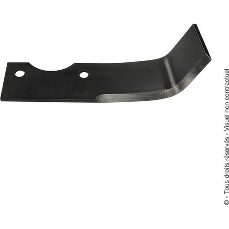 Couteau de fraise sarcleur adaptable droite 216 mm Mabec CSMA21D