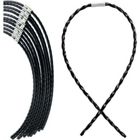 Lot de 10 Fil Extra Résistant Bosch F016800431 pour débroussailleuse AFS 23–37 bobines de fil pour débroussailleuse AFS 23-37 , 37x3,5 mm (1/4)
