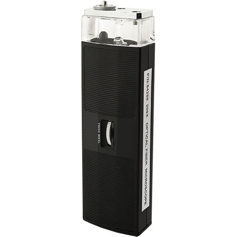 Microscopio portatile Qoltec per connettori in fibra ottica 200x (1/2)