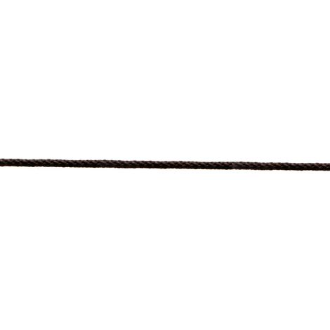 Corda in polipropilene Ø 4 mm. nero 120 mt.