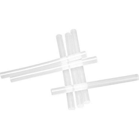 Lot de 60 bâtons de colle thermofusible transparents, haute viscosité, barres 7x100mm, kit pour jouets et équipements (1/5)