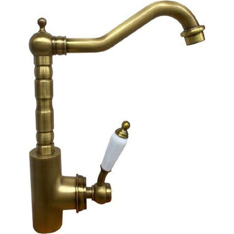 Cleafe - Rubinetto Cucina Miscelatore Per Lavello Lavabo Lavandino A Canna Alta 87196 - (1/2)