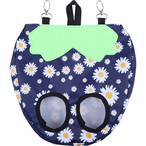 Sac d'alimentation de foin de lapin cage distributeur de foin sac d'alimentation suspendu (petite fraise Marguerite) (1/5)