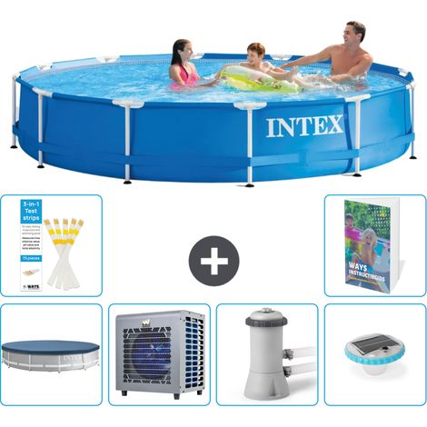 Intex Piscine Tubulaire Ronde - 366x76 cm - 7-pièces S106 (1/5)