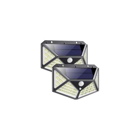 162 Luci solari da esterno a LED, confezione da 2 [Verde 2200mAh], sensore di movimento, wireless, impermeabili, faretti solari da esterno, potenti luci di sicurezza solari per giardino - Fei Yu - Cre