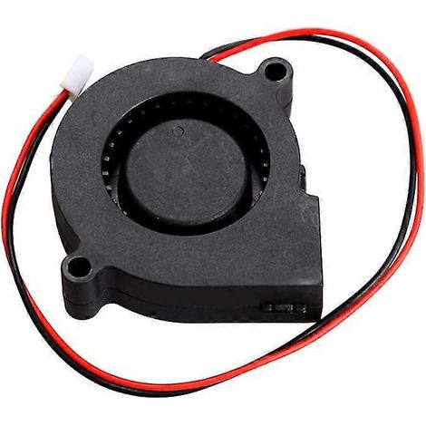 Ventilateur de refroidissement ultra silencieux à courant continu sans balais, 2 fils, 5015s, 12 V, 0,14 A, 50 x 15 mm (1/4)
