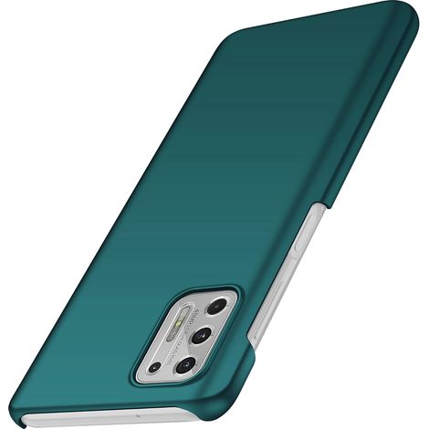 CUSTODIA PER MOTOROLA MOTO G STYLUS 2021 VERDE SCURO CON RETRO PROTETTIVO SOLID (1/5)