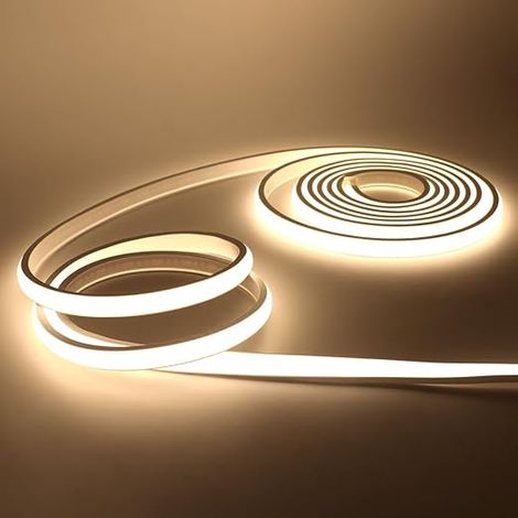 LED Strip COB 220 V IP65 Waterproof Flexible Neon LED Strip 288 LEDs/M Strips for DIY Bedroom Kitchen Outdoor Home Decoration Natural White 1 m (1/5)