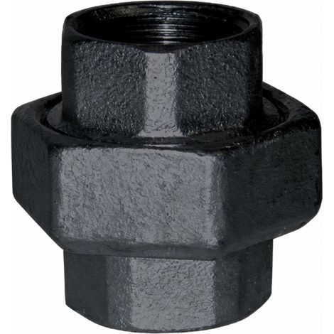 Union gerade konisch, 15x21, doppelt weiblich schwarz