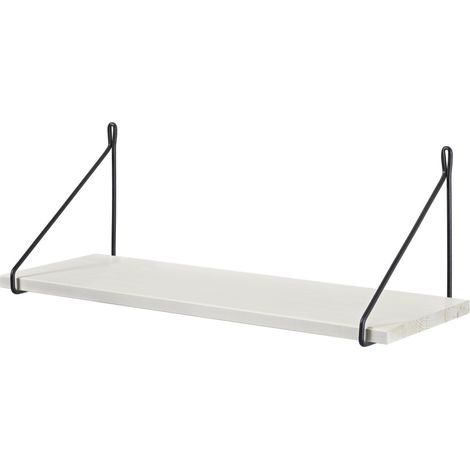 Dolle Wandregal Filo 60 x 20 cm weiß/schwarz Wandregal