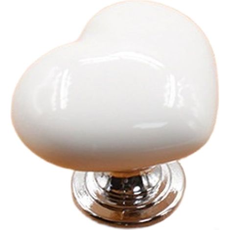 Céramique Cœur Tiroir 5cm Vintage Céramique Cœur Tiroir 5cm(white-S) (1/5)