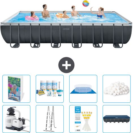 Ultra XTR Pool Rechteckig - 732x366x132 cm - 9-teilig S537