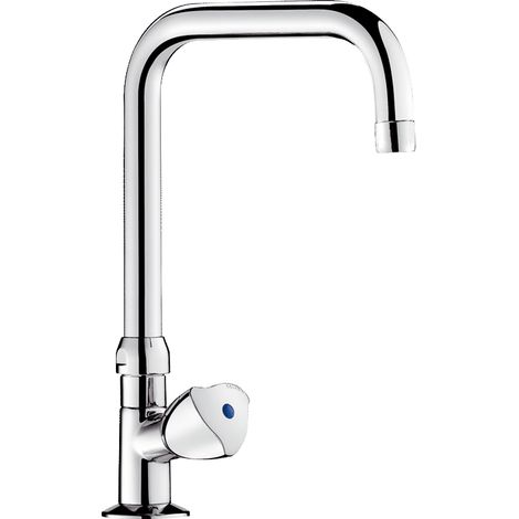 Delabie Stand Vent. G1/2B U-Auslauf H190 L150mm m.Oberteil LONG-LIFE