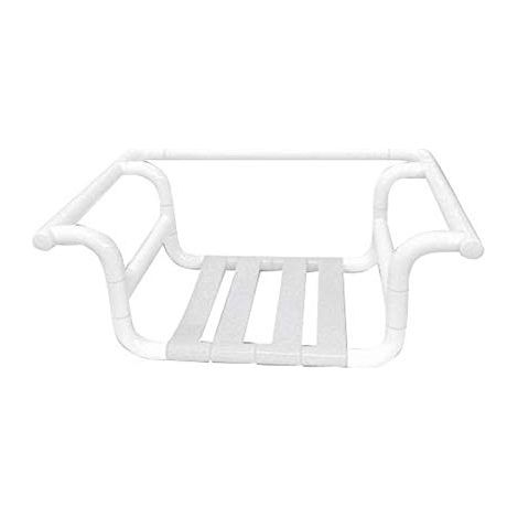 Sedile doccia con sostegno per bagno vasca disabili in alluminio nofer 15043.N