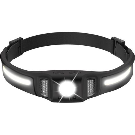 GT30 Lampe Frontale LED Rechargeable 650LM avec Lumière Rouge, Capteur de Mouvement - 10 Modes d'éclairage Lampes Frontales COB Ultra Puissante à 270°, USB-C IPX4 Headlamp [Classe énergétique A+++] (1/5)