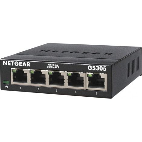 Netgear 5-Port-GB-Ethernet-Router GS305-300PES (1/3)
