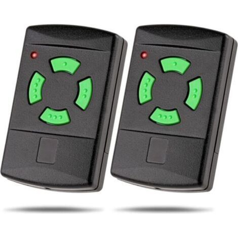 Télécommande de porte de garage portable 26,975 MHz de remplacement pour Hörmann HSM4 HS 4, lot de 2 (1/5)