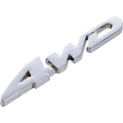 Autocollant Chromé 4x4 pour Voiture Déplacement Badge Logo Émblème (1/4)