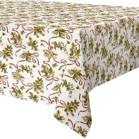 Nappe de noel antitache 180x130 cm