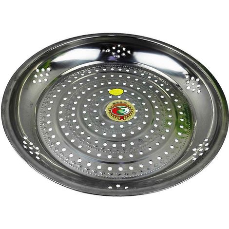 Grille de cuisson vapeur en acier inoxydable pour autocuiseur (argenté) (1/5)