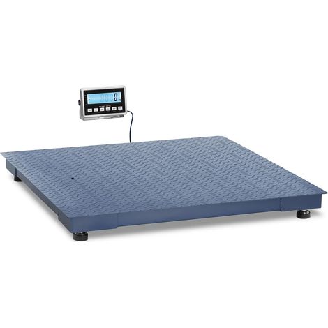Bilancia da pavimento 3000 kg / 1 kg 120 x 120 cm con display LCD esterno acciaio inox pvc acciaio al carbonio acciaio ferro 140008315
