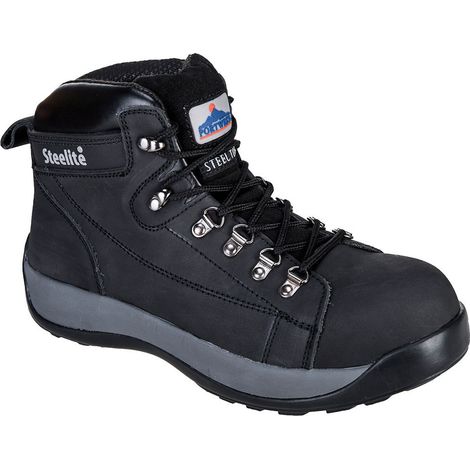 Mi-brodequin Steelite Nubuck Sb Hro Farbe: Schwarz Größe 47 - Portwest