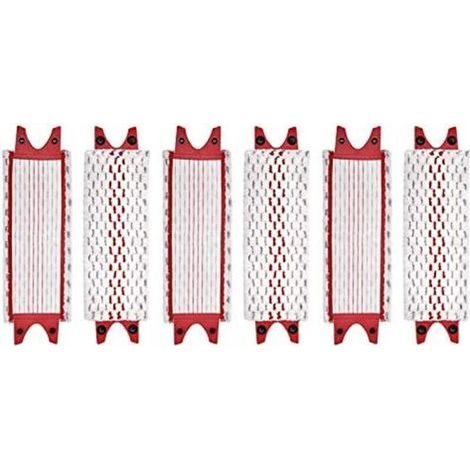 BUNTHAUS Lot de 6 serpillières de rechange en microfibre pour serpillère Vileda Ultramax (1/4)