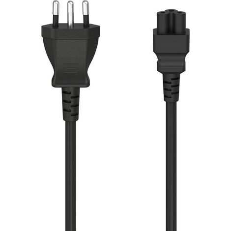 Hama 00200745 Stromkabel Schwarz 1,5 m Netzstecker Typ L 3-polig