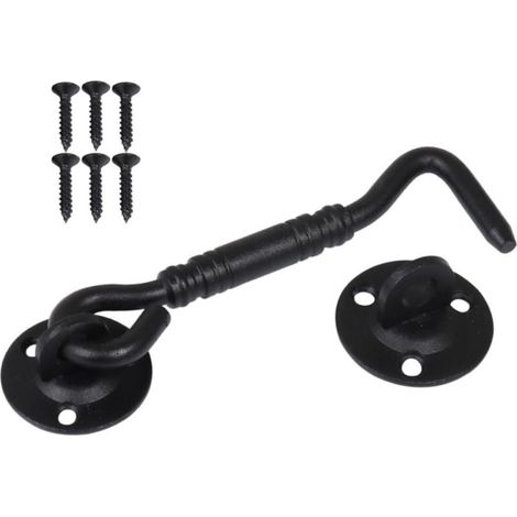 Verrou de porte de grange, loquet de fenêtre, serrure de porte spéciale, dispositif de fenêtre, verrou de confidentialité pour porte de grange, serrure de porte, verrou de porte (1/4)