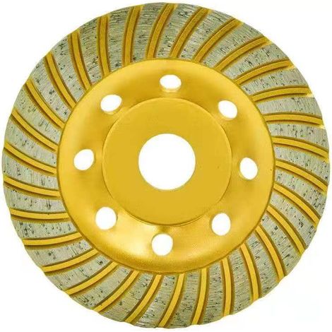 Disque Meule Diamant 180 à Poncer Béton Granit Pierre. Meule poncage surfacege Meuleuse 180 Professionnelle (1/4)