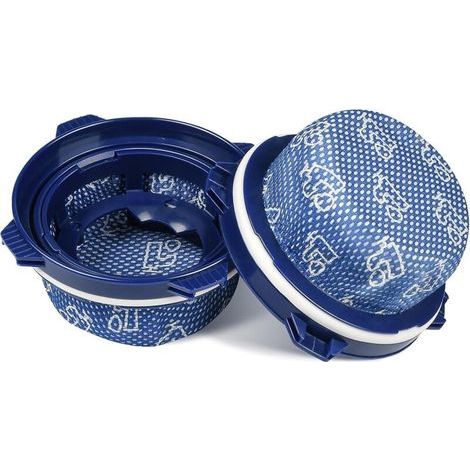 Lot de 2 filtres de rechange pour aspirateur sans fil Samsung Jet 90 75 70 60 – Filtre lavable – Capacité de filtration 99.999 %