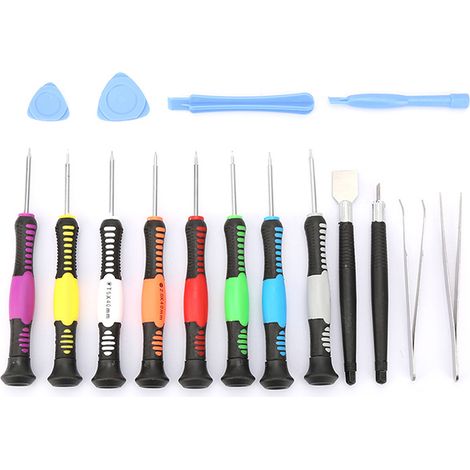 Kit De Réparation Téléphone - Tournevis Étoile Et Outils D'ouverture - Pour Smartphone Et Tablette - Ensemble 5 Pièces (1/5)