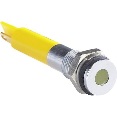 Apem Q6F1CXXY12E indicador LED amarillo brillante 12 V