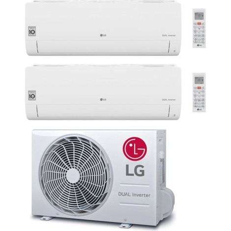 LG Climatizzatore DualSplit Libero Smart 7+9 con MU5R30.U42 Inverter R-32 Wi-Fi Classe A++