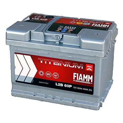 Batteria per Auto Fiamm 60 Ah Nera 12V 600A