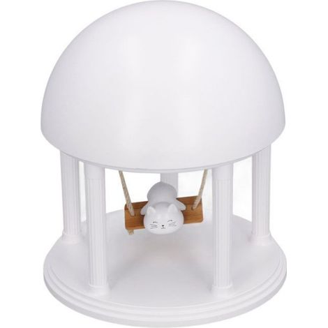 Veilleuse Chat - Luminosité Réglable - Haut-Parleur Intégré - Projection Lumineuse - USB Rechargeable (1/5)
