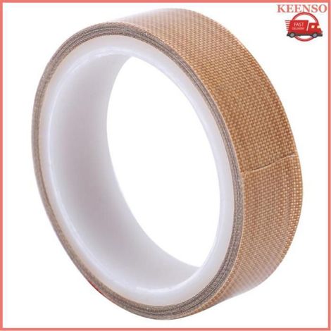 1 Rouleau Ruban PTFE, Résistant 300°C, Largeur 19mm, Longueur 10m, Pour Scelleuse (1/5)