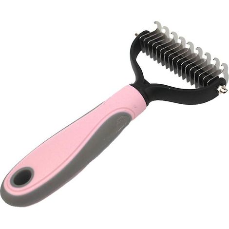 Brosse coupe-nœuds pour poils d'animaux, brosse démêlante pour chiens et chats, peigne de soin du pelage-AquaForge (1/5)