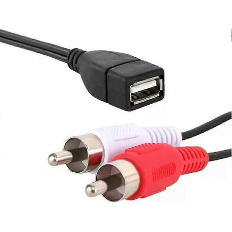 15 m USB-A-Buchse auf 2 Cinch-Stecker Audio-/Video-Verlängerungskabel – JXLGV (1/5)