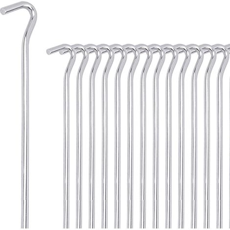 Zeltheringe, 10er-Set, verzinkter Stahl, 31 cm, silber (1/5)