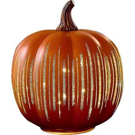 Decoration Halloween, Veilleuse Enfant Adulte, Citrouille Automne Décoration, Alimenté Batterie Lampe, pour Chambre & Couloir, Cadeau Fête (1/5)