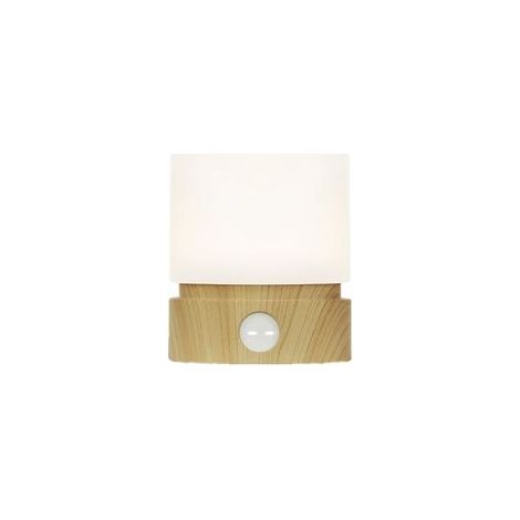 EASYCOMFORT Veilleuse avec Minuterie, Petit lampe de Chevet de Table, LED Veilleuse Enfants, Veilleuse Bébé, Grain de Bois, Dimmable, Batterie, Rechargeable (1/4)