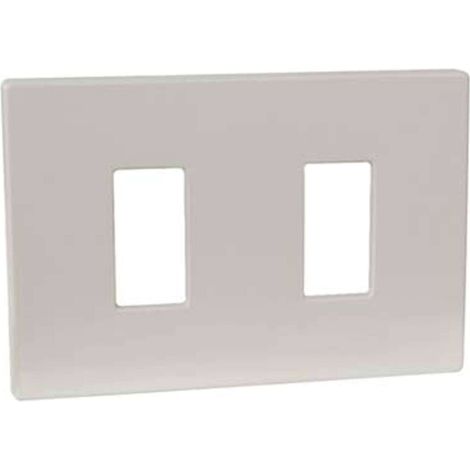 PLACCA COPRIFRUTTI VENUS MARLANVIL - RESINA AVORIO POSTI 2 MM 115X80 - 20 pezzi