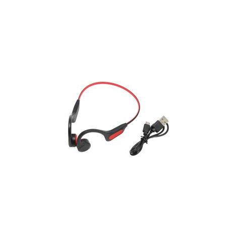 Casque Bluetooth à conduction osseuse avec réduction de bruit, rechargeable, étanche IP56, stéréo sans fil, pour le sport (1/5)