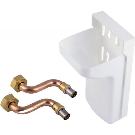 Kit de raccordement pour radiateur Riquier, diamètre 16 mm, système à glissement pour une installation facile (1/5)