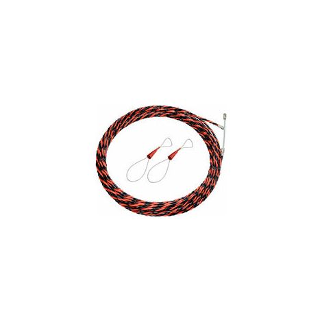 VURAHOME - Aiguille Electricien 50M Tire Fil Electrique 5mm Diamètre Aiguille Tire Fil, rétractable d'installation pour tire Cable et rallonge en acier spiralé flexible tire fils electrique Tire fils (1/5)