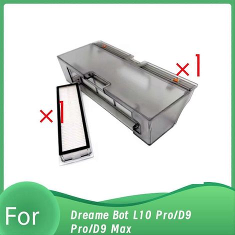 Staubbehälter mit 1 HEPA-Filter für den Dreame Bot L10 Pro/D9 Pro/D9 Max Saugroboter (1/5)