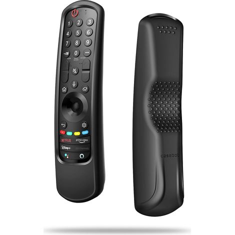 Protection Télécommande pour MR24GN/MR24GA/MR23GN/MR23GA/MR22GN/MR22GA /AN-MR21GA, Coque en Silicone pour Télécommande Smart TV 2021-2024 Series Remote Control, Noir (1/5)