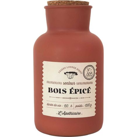 Bougie Parfumée Déco "Desert" 1000g Bois Épicé (1/5)